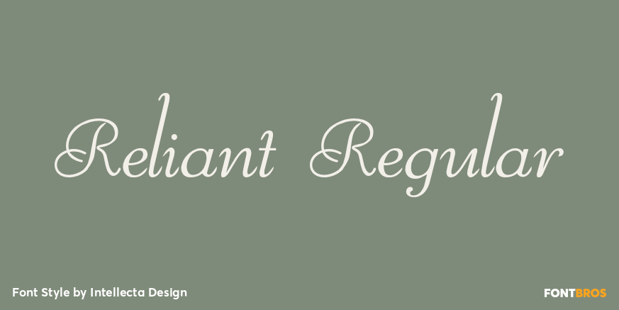 Reliant Regular Poster