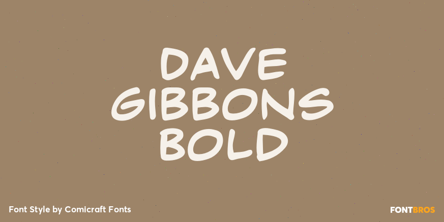 Dave Gibbons Bold Poster