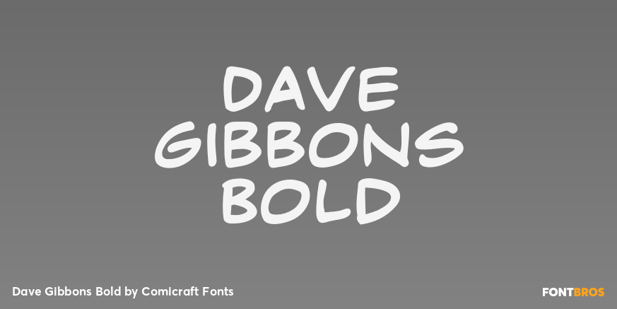 Dave Gibbons Bold Poster