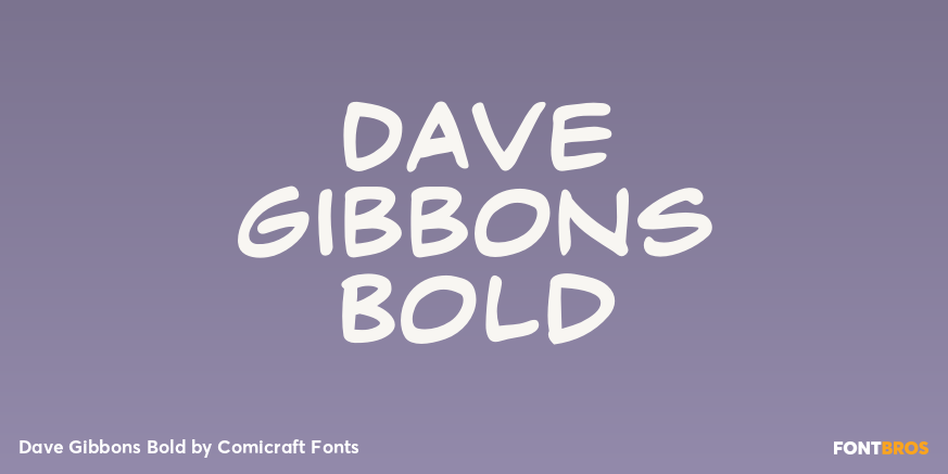 Dave Gibbons Bold Poster