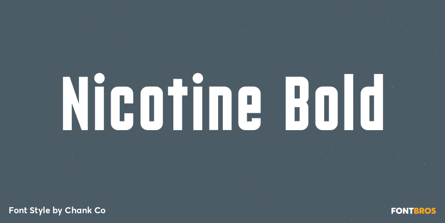 Nicotine Bold Poster