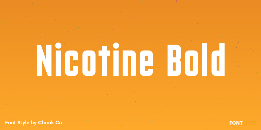 Nicotine Bold Poster