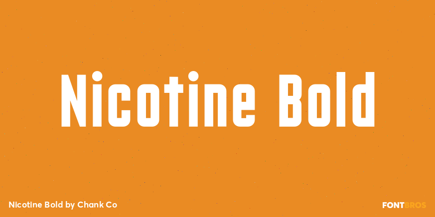 Nicotine Bold Poster