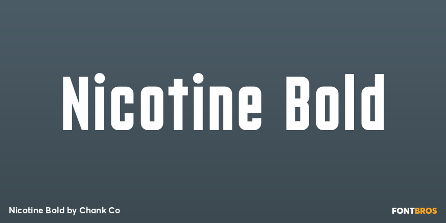 Nicotine Bold Poster