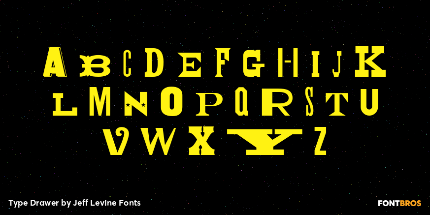 Type Drawer Font Poster #2