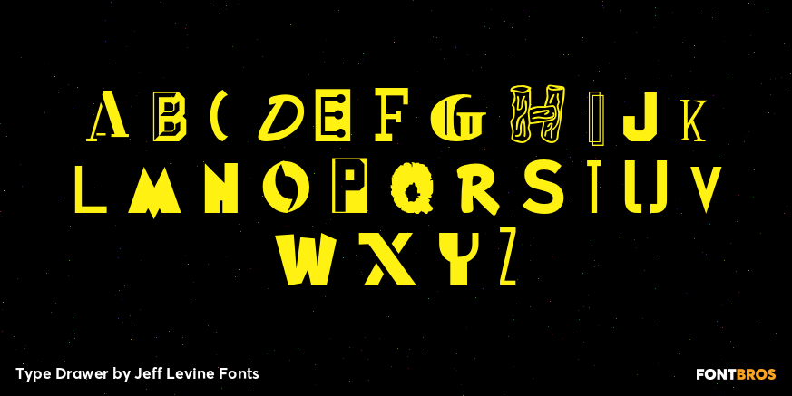 Type Drawer Font Poster #3