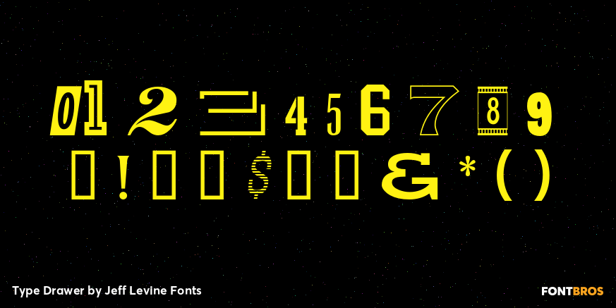 Type Drawer Font Poster #4