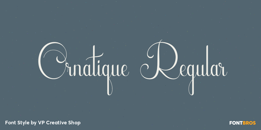 Ornatique Regular Poster