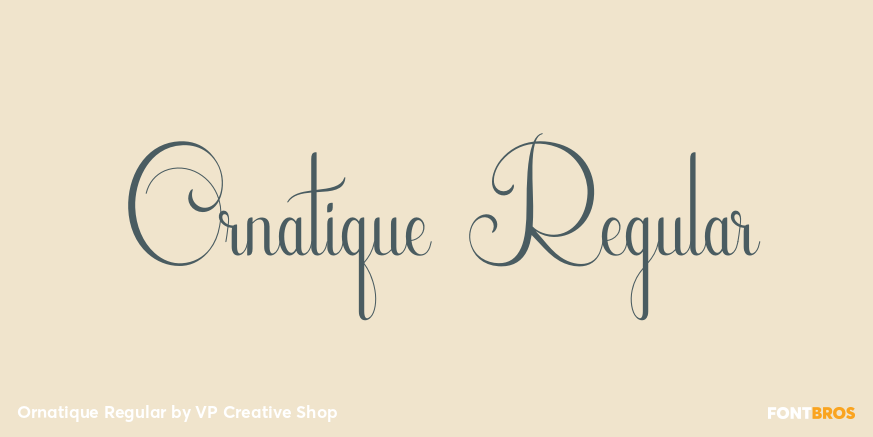 Ornatique Regular Poster