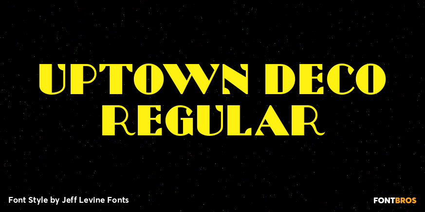 Uptown Deco Regular Poster