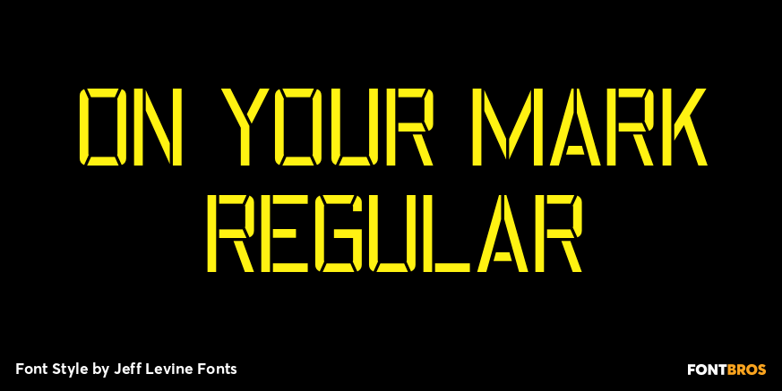 On Your Mark Regular Poster