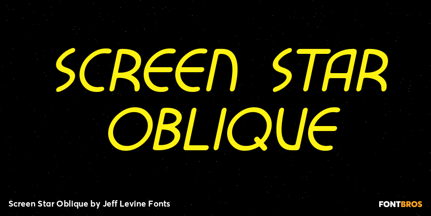 Screen Star Oblique Poster