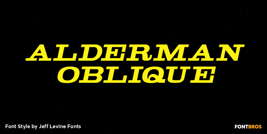 Alderman Oblique Poster