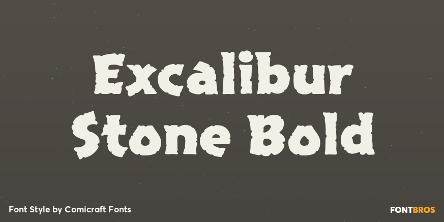 Excalibur Stone Bold Poster