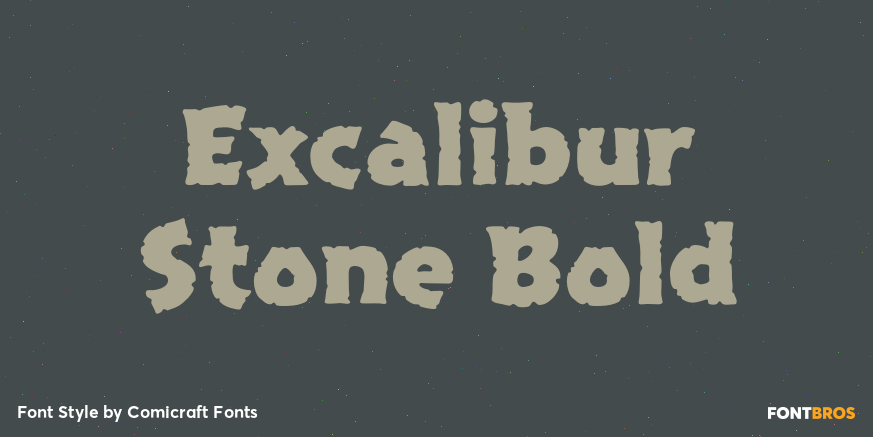Excalibur Stone Bold Poster