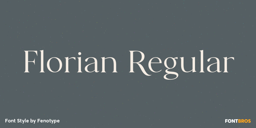 Florian Regular Poster