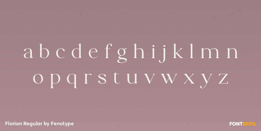 Florian Regular Font Poster #1