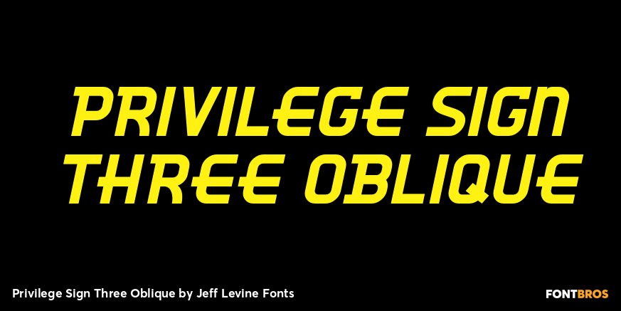 Privilege Sign Three Oblique Poster