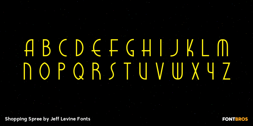 Shopping Spree Font Poster #1