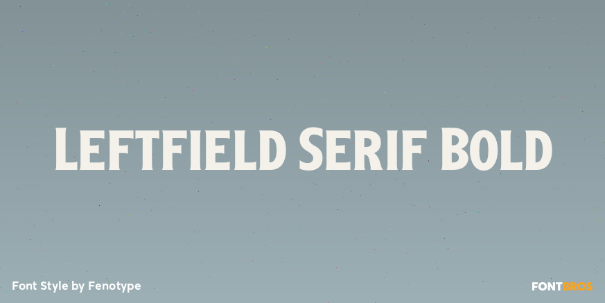 Leftfield Serif Bold Poster