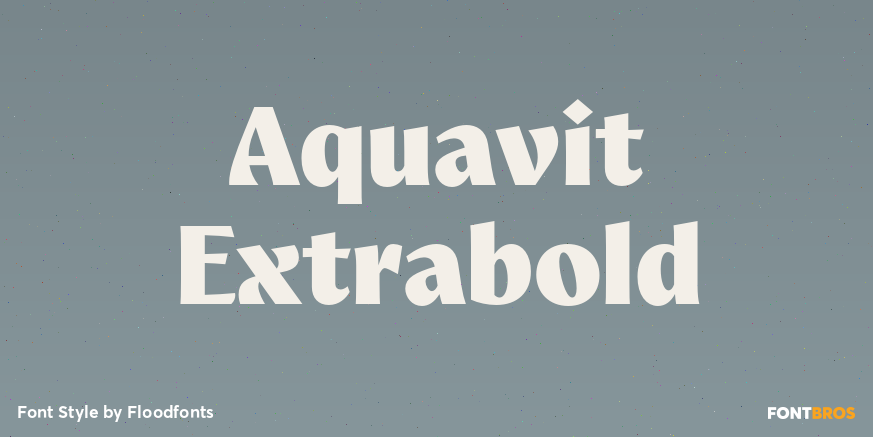 Aquavit Extrabold Poster