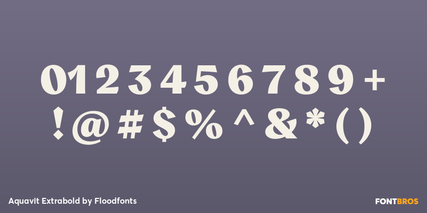 Aquavit Extrabold Font Poster #4