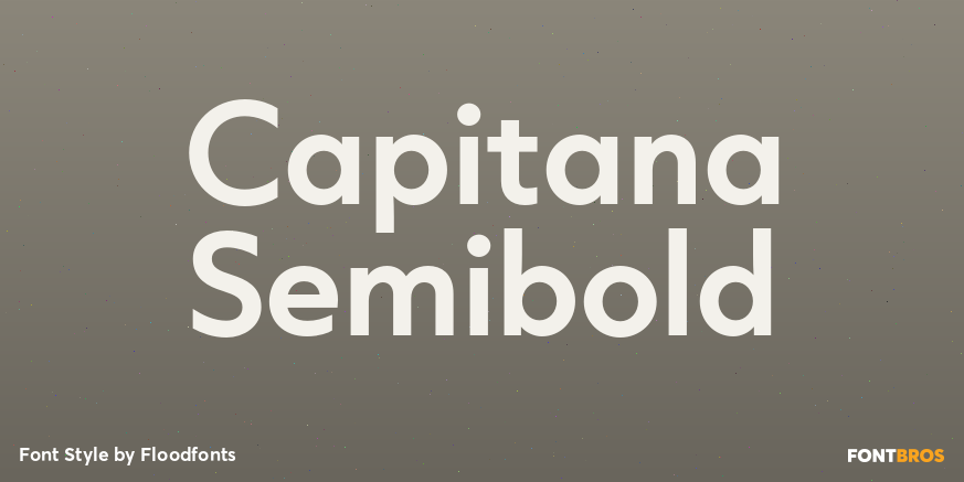 Capitana Semibold Poster