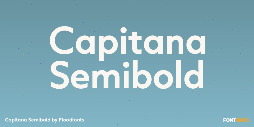 Capitana Semibold Poster
