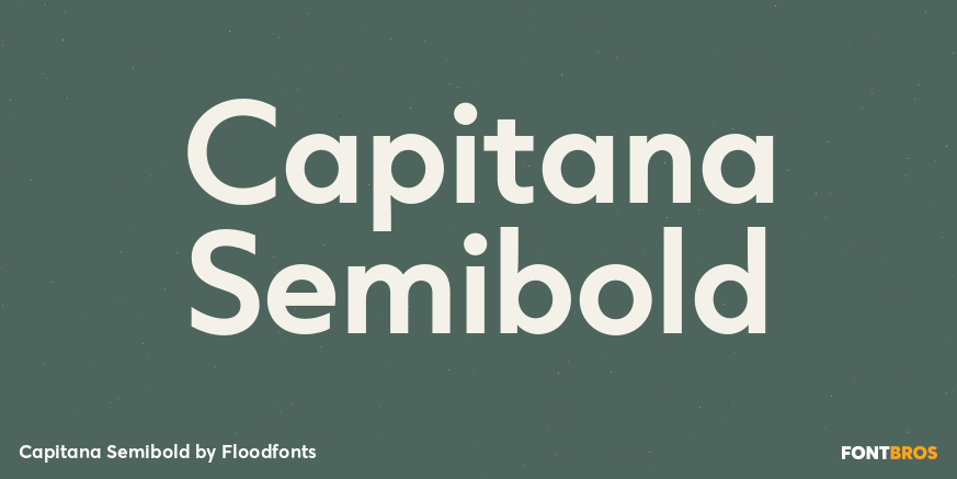 Capitana Semibold Poster