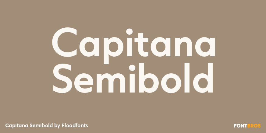 Capitana Semibold Poster