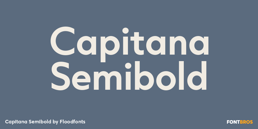 Capitana Semibold Poster