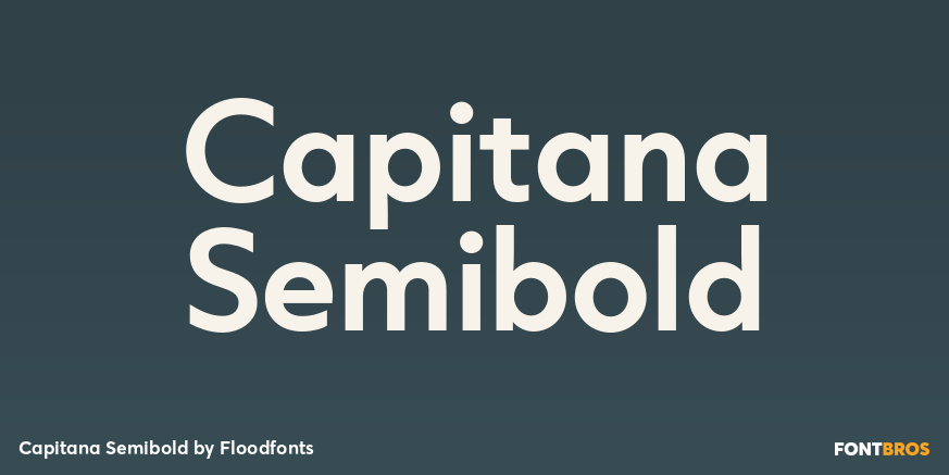 Capitana Semibold Poster