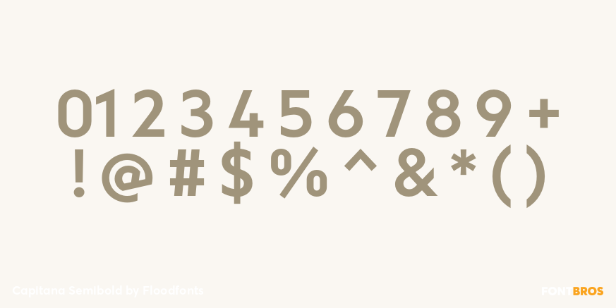 Capitana Semibold Font Poster #4