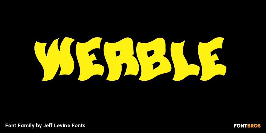 Werble Font Poster