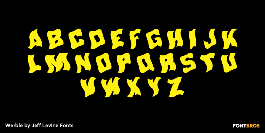 Werble Font Poster #2