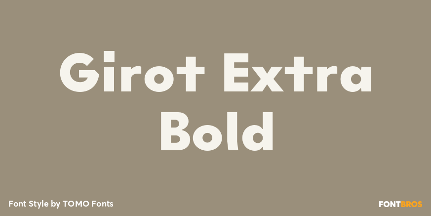 Girot Extra Bold Poster