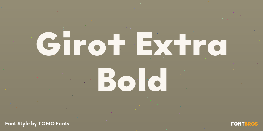 Girot Extra Bold Poster