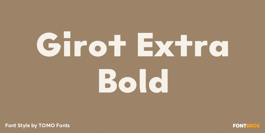 Girot Extra Bold Poster