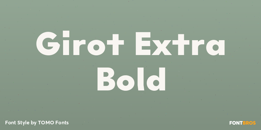 Girot Extra Bold Poster