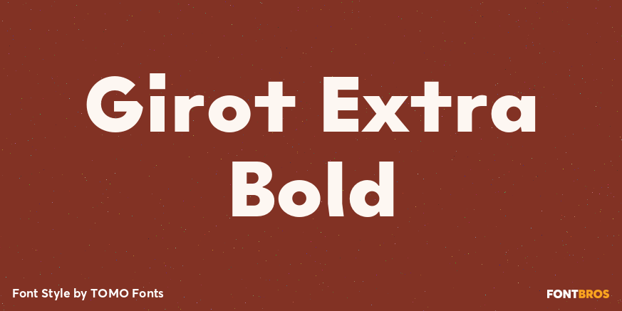 Girot Extra Bold Poster