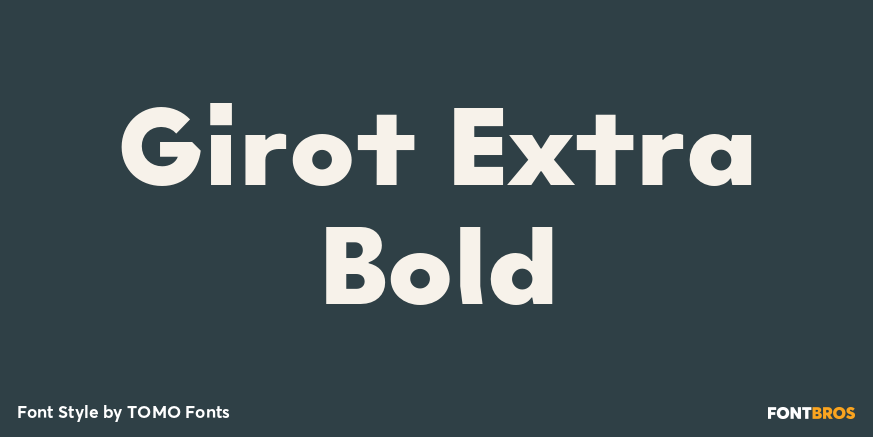 Girot Extra Bold Poster