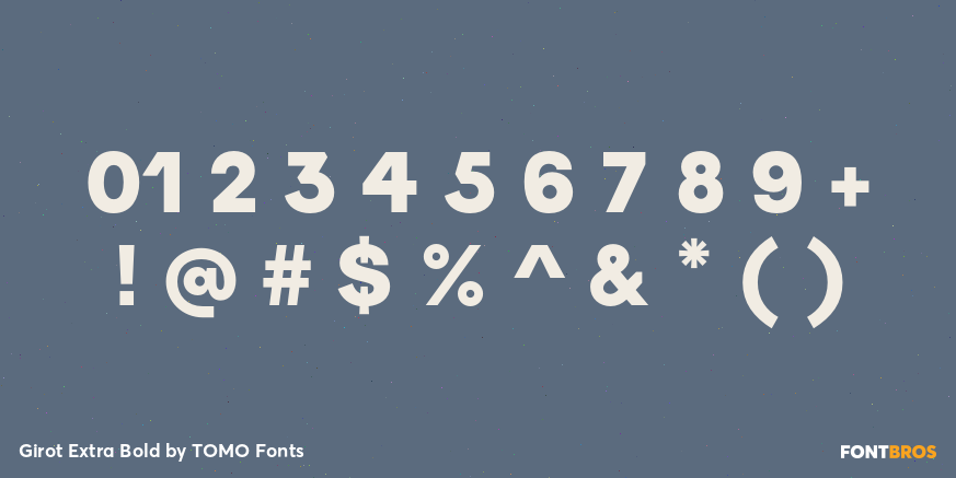 Girot Extra Bold Font Poster #4