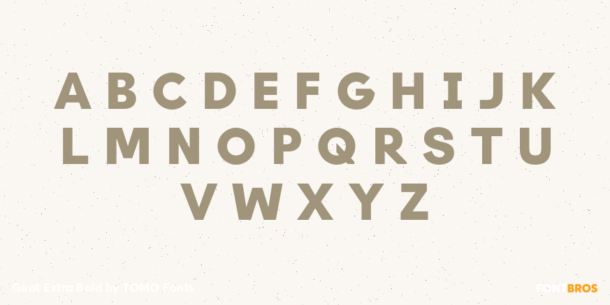 Girot Extra Bold Font Poster #1