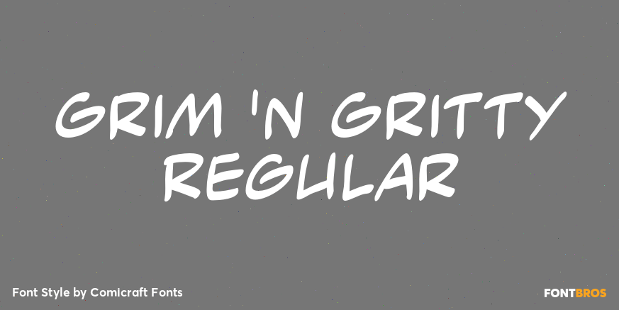 Grim 'n Gritty Regular Poster