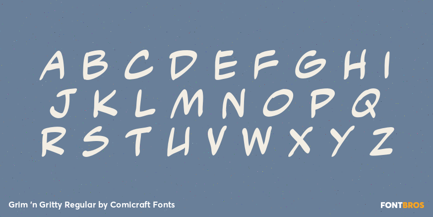 Grim 'n Gritty Regular Font Poster #2