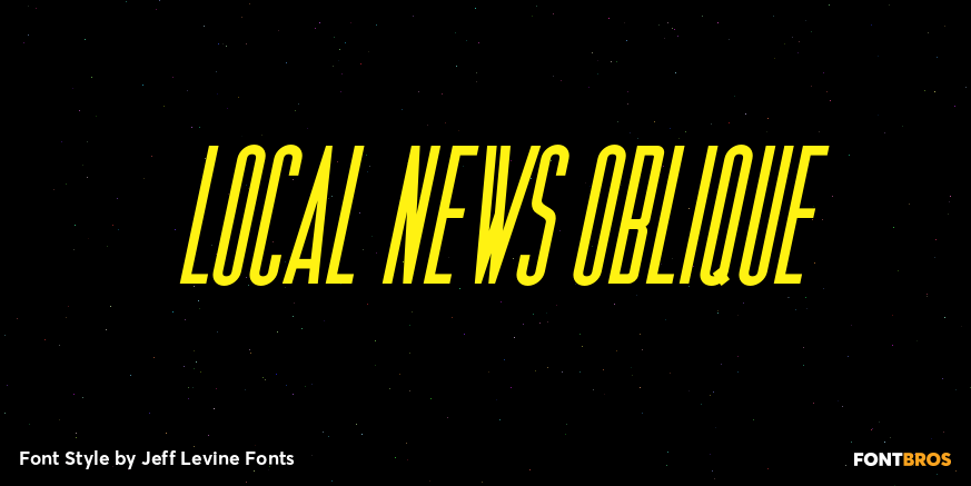 Local News Oblique Poster