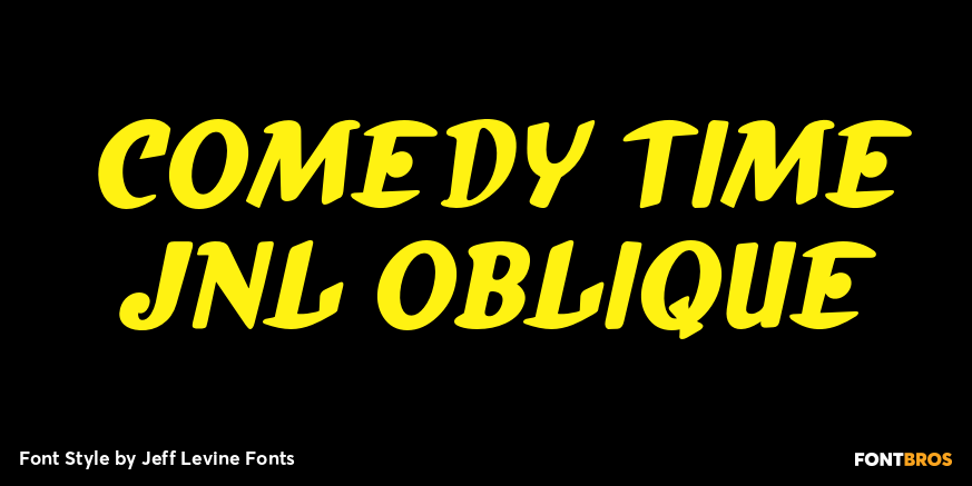 Comedy Time JNL Oblique Poster