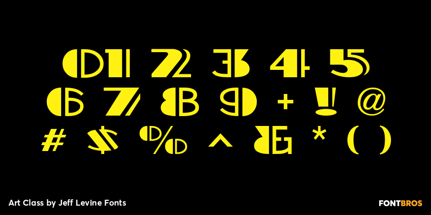 Art Class Font Poster #4