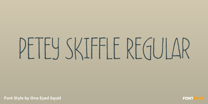 Petey Skiffle Regular Poster