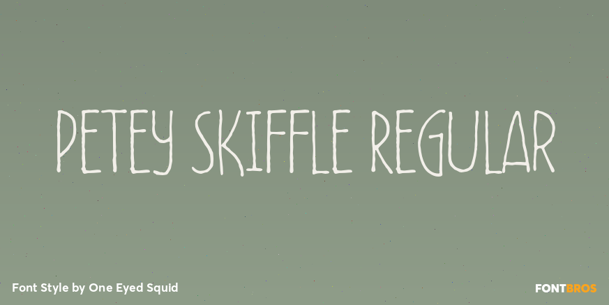 Petey Skiffle Regular Poster